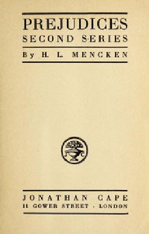 [Gutenberg 53467] • Prejudices, Second Series